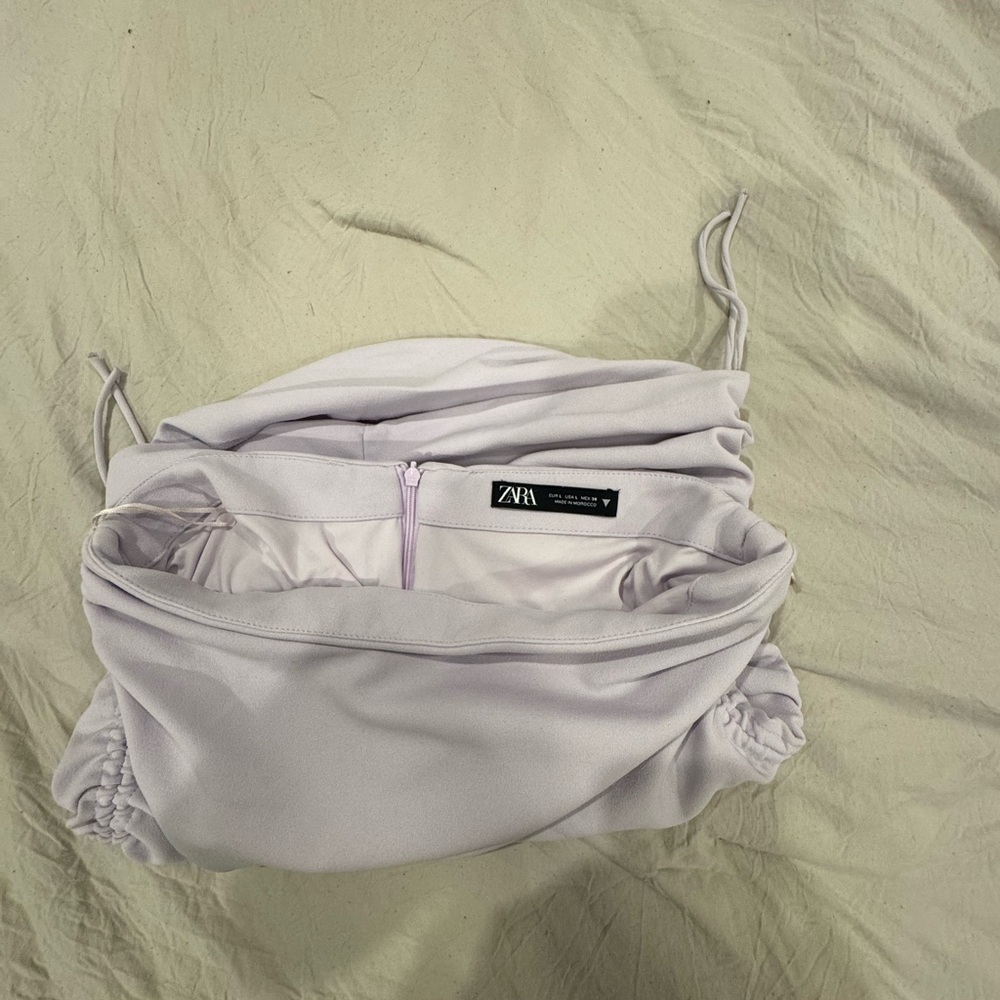 Zara Soft Lavender Gathered Bag